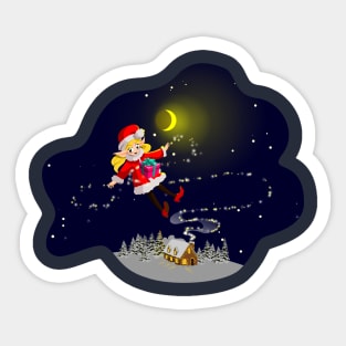 Christmas delivery Sticker